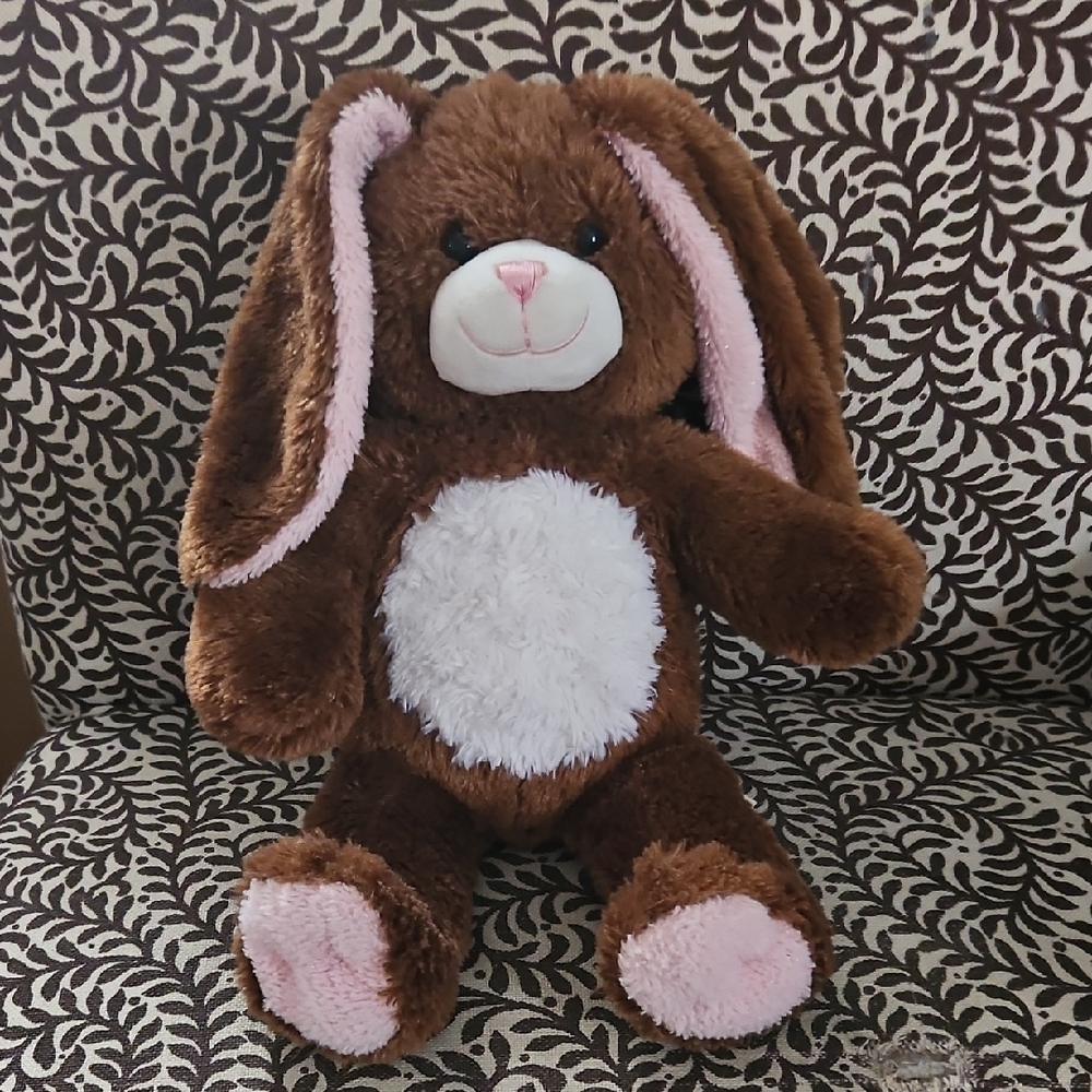 Brown and Pink Build A Bear Bunny